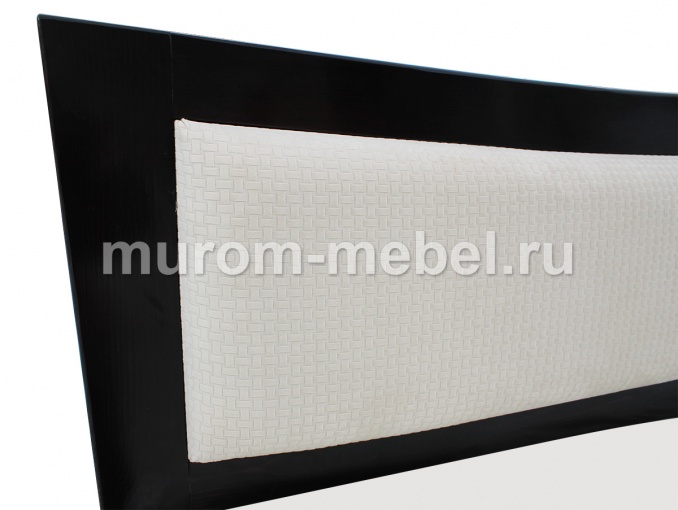 Фото Кровать Аврора с мягкой вставкой из бука от производителя 'Муром-Мебель'