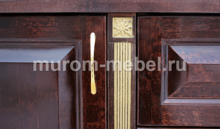 Фото Комод дверка и ящики из серии "Грета" (сосна, резьба береза) от производителя 'Муром-Мебель'
