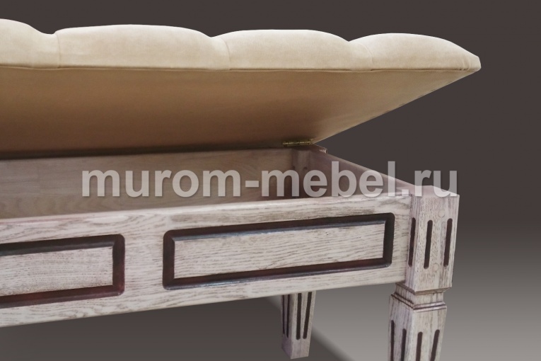 Фото Банкетка с каретной стяжкой от производителя 'Муром-Мебель'