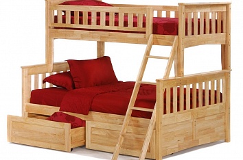 Выбор детской кровати из дерева