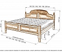 Фото Кровать Наполеон (резьба шапкой) от производителя 'Муром-Мебель'