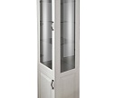 Фото Шкаф-витрина в стиле «Валенсия» массив сосны, 2100х450х400, цвет - шампань от производителя 'Муром-Мебель'