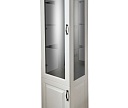 Фото Шкаф-витрина в стиле «Валенсия» массив сосны, 2100х450х400, цвет - шампань от производителя 'Муром-Мебель'
