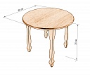 Фото Кухонный стол Лион от производителя 'Муром-Мебель'