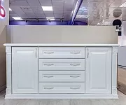 Фото Тумба под ТВ из серии "Пальма" (белая эмаль) от производителя 'Муром-Мебель'