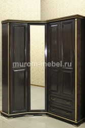 Шкаф угловой из серии "Грета" из дуба