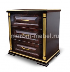 Тумба из серии "Грета" (сосна, резьба береза)