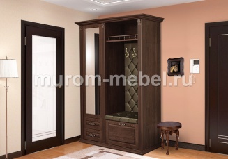 Прихожая с открытой вешалкой и зеркалом 3 из серии "Тунис"