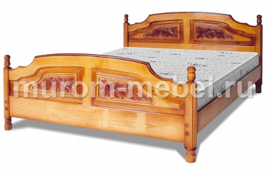 Кровать Филенка Классика (резьба 4-х филенчатая)