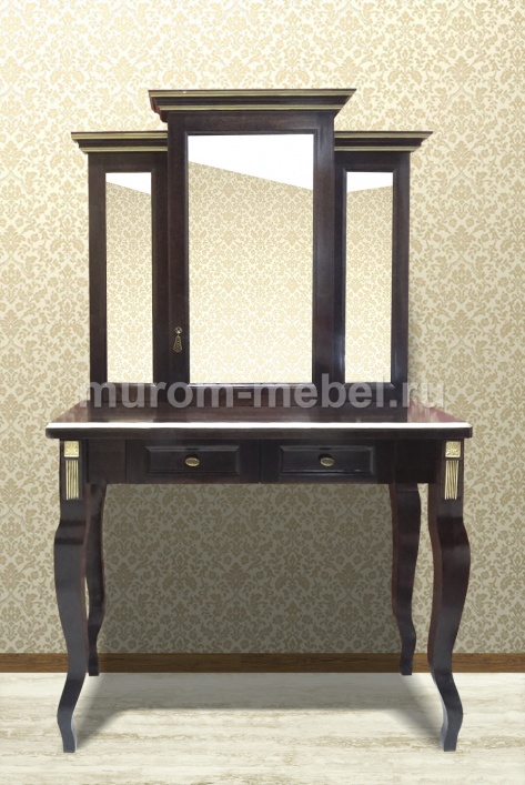 Фото Дамский столик Грета (сосна, резьба береза) от производителя 'Муром-Мебель'