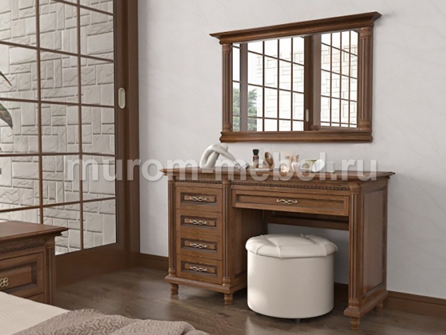 Фото Туалетный стол Мелиса 2 с зеркалом от производителя 'Муром-Мебель'