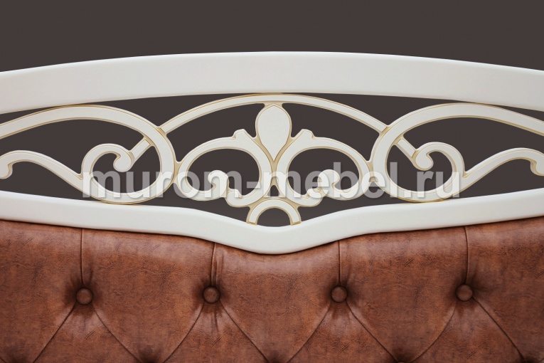 Фото Кровать Сицилия тахта из бука от производителя 'Муром-Мебель'