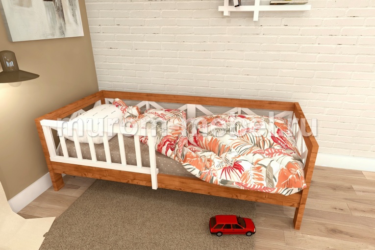 Фото Кровать детская Крепость Леруа от производителя 'Муром-Мебель'