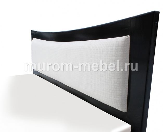 Фото Кровать Аврора с мягкой вставкой из дуба от производителя 'Муром-Мебель'