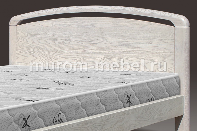Фото Кровать Бали Lux из дуба от производителя 'Муром-Мебель'