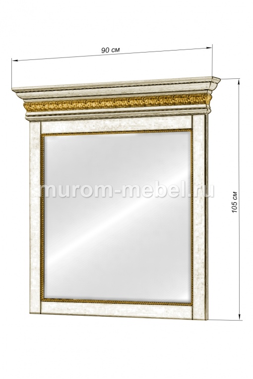 Фото Зеркало Милано с багетом от производителя 'Муром-Мебель'