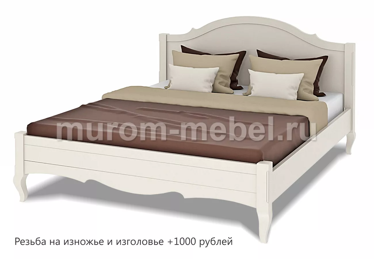 Кровати в стиле Прованс из массива дерева