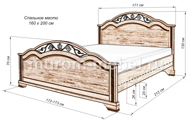 Сборка кровати амелия 160