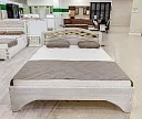 Фото Кровать Вирсавия (белая эмаль с золотой патиной) от производителя 'Муром-Мебель'