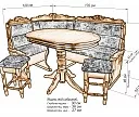 Фото Кухонный уголок Светлана Р2 от производителя 'Муром-Мебель'