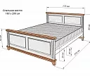 Фото Кровать Прованс Браун от производителя 'Муром-Мебель'