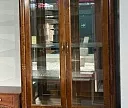 Фото Сервант «Валео» массив березы, 2300х1200х500, цвет - Коричневый 2 глянец от производителя 'Муром-Мебель'
