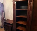 Шкаф книжный Милано 1-створчатый (сосна, резьба береза)
