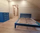 Комод из серии "Оливия" (белая эмаль с серебряной патиной)