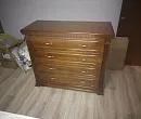Комод из серии "Флоренция" (белая эмаль)