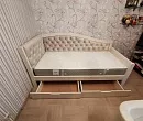 Кровать Вероника Мягкая-М из дуба