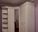 Шкаф угловой Флоренция (белая эмаль)