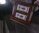 Тумба из серии "Оливия" (белая эмаль с серебряной патиной)