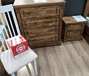 Комод из серии "Флоренция" (белая эмаль)
