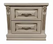 Фото Тумба «Оливия» массив сосны, 500х540х350, цвет: Шампань с золотой патиной от производителя 'Муром-Мебель'