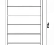 Фото Шкаф книжный Рейне от производителя 'Муром-Мебель'