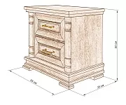 Тумба Филадельфия Фото Тумба Филадельфия от производителя 'Муром-Мебель'