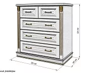 Фото Комод из серии "Оливия" от производителя 'Муром-Мебель'