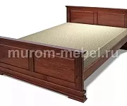Фото Кровать «Венеция» массив сосны, 160х200, цвет - Красно-коричневый 3 от производителя 'Муром-Мебель'
