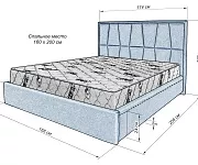 Фото Кровать Мишель от производителя 'Муром-Мебель'