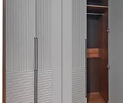 Фото Шкаф Бергамо 4-х ств., фасады МДФ в эмали от производителя 'Муром-Мебель'