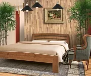 Фото Кровать Магнолия из дуба от производителя 'Муром-Мебель'