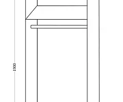 Фото Шкаф Умка, фасады МДФ эмаль от производителя 'Муром-Мебель'