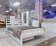 Фото Кровать Морфей (белая эмаль) от производителя 'Муром-Мебель'