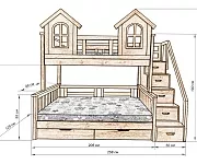 Фото Кровать Сказка от производителя 'Муром-Мебель'