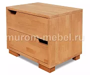 Фото Тумба «Астрид», массив сосны, 405x500x350, цвет - Венге 1,5 матовый от производителя 'Муром-Мебель'