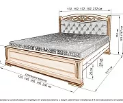 Фото Кровать Сицилия тахта из бука от производителя 'Муром-Мебель'