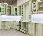 Фото Кухня Милена (фисташка с коричневой патиной) от производителя 'Муром-Мебель'