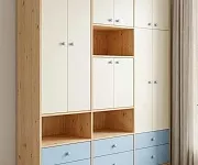 Фото Шкаф Комби 2, фасады МДФ эмаль от производителя 'Муром-Мебель'