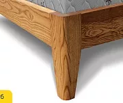 Фото Кровать Данте из дуба от производителя 'Муром-Мебель'