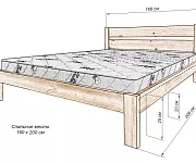 Фото Кровать Бруно от производителя 'Муром-Мебель'